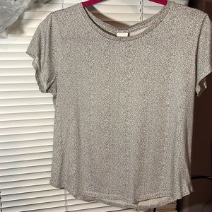 H&M black/white basic shirt sleeve tee